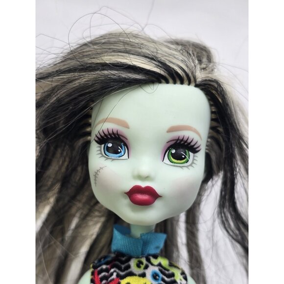 Monster High G2 - Frankie Stein Emoji - Doll Dress Mattel- FLAWED HAIR- TLC OOAK - Picture 13 of 13